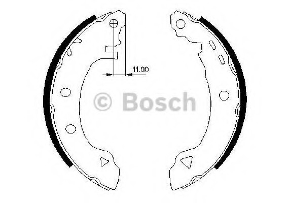 Фото тормозные колодки 0986487295 BOSCH 0986487295 BOSCH 0986487295 BOSCH Тормозные колодки 0986487295 BOSCH