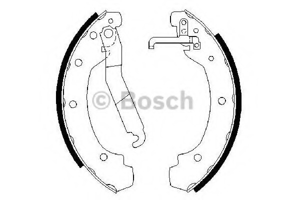 0986487389 BOSCH Тормозные колодки 0986487389 BOSCH