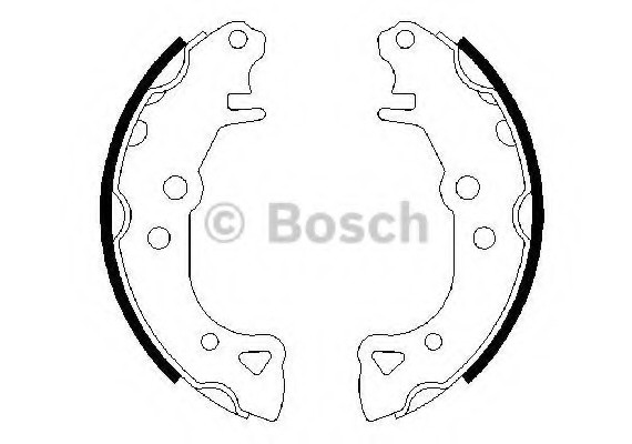 Тормозные колодки 0986487252 BOSCH