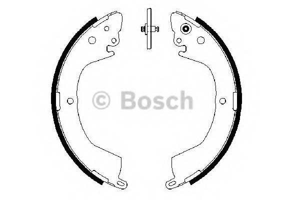 0986487684 BOSCH Тормозные колодки 0986487684 BOSCH