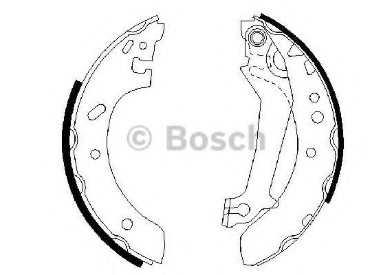 Фото тормозные колодки 0986487561 BOSCH 0986487561 BOSCH 0986487561 BOSCH Тормозные колодки 0986487561 BOSCH