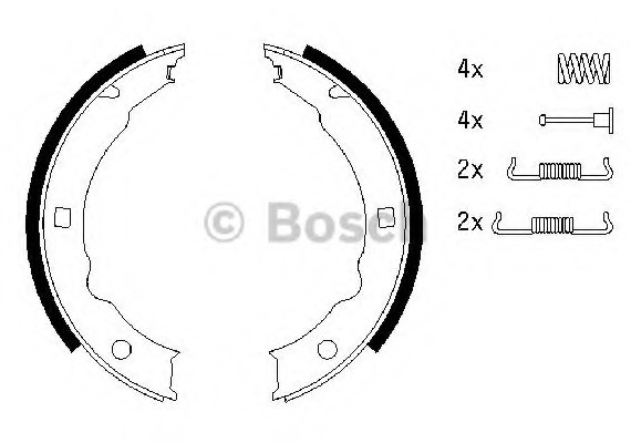 0986487579 BOSCH Тормозные колодки 0986487579 BOSCH