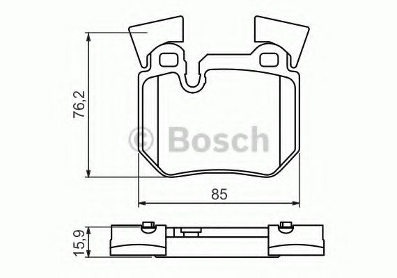 0986494421 BOSCH Тормозные колодки 0986494421 BOSCH