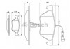 0986494004 BOSCH Тормозные колодки 0986494004 BOSCH (фото 8)