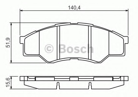 0986494425 BOSCH Тормозные колодки 0986494425 BOSCH