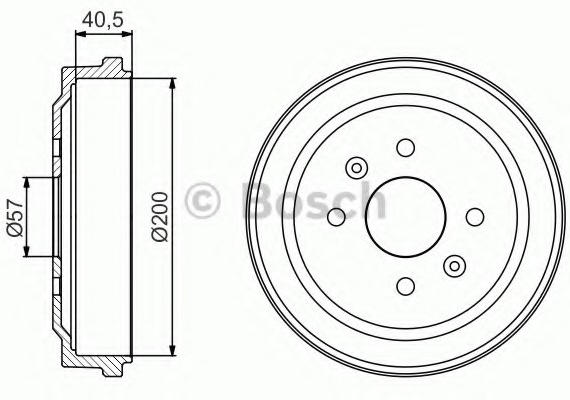 Фото тормозной барабан 0986477225 BOSCH 0986477225 BOSCH 0986477225 BOSCH Тормозной барабан 0986477225 BOSCH