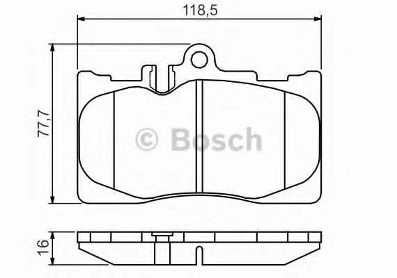 0986495138 BOSCH Тормозные колодки 0986495138 BOSCH