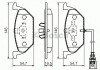 0986494524 BOSCH Гальмівні колодки 0986494524 BOSCH (фото 8)