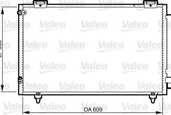 817805 Valeo PHC Радиатор кондиционера 817805 VALEO