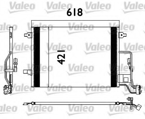 817679 Valeo PHC Радиатор кондиционера 817679 VALEO