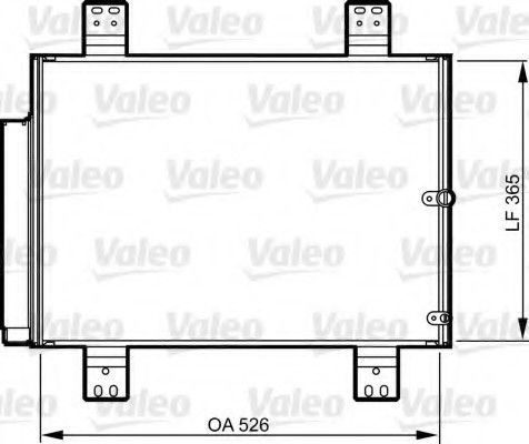 Фото радіатор кондиционера 814206 VALEO 814206 Valeo PHC 814206 Valeo PHC Радіатор кондиционера 814206 VALEO