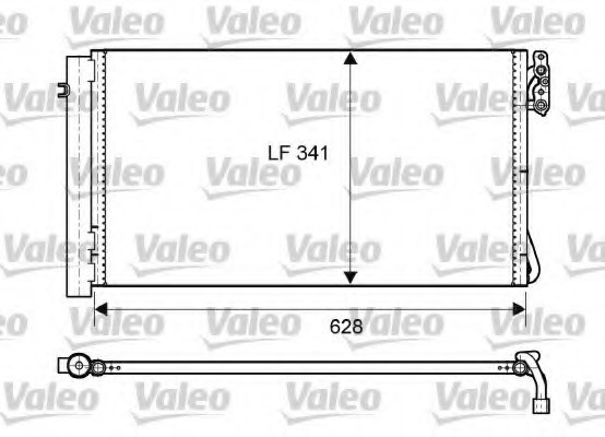 814012 Valeo PHC Радиатор кондиционера 814012 VALEO