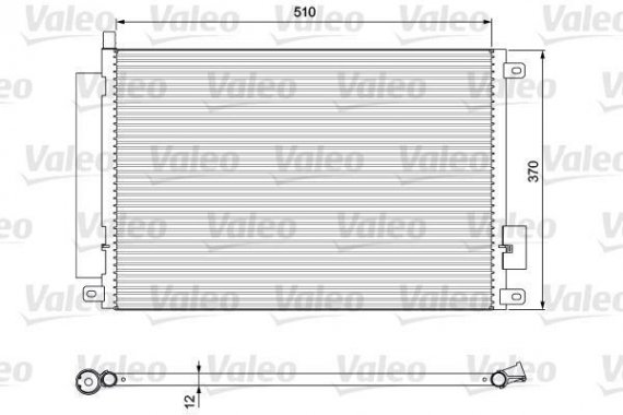 814155 Valeo PHC Радіатор кондиционера 814155 VALEO