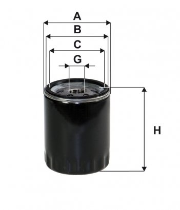 WL7287 WIX-FILTRON Фильтр масляный WL7287 WIX FILTERS