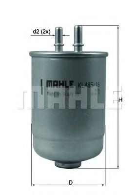 KL 485/16 D MAHLE Фільтр палива