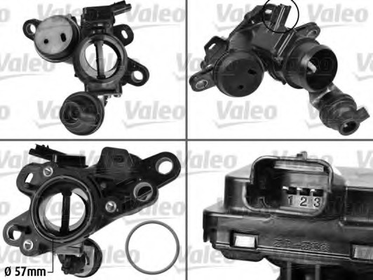 700443 Valeo PHC Дросельна заслонка з електроприводом