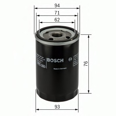 0451103341 BOSCH Масляный фильтp 0451103341 BOSCH