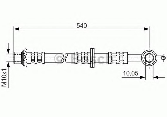 Фото тормозной шланг 1987476838 BOSCH 1987476838 BOSCH 1987476838 BOSCH Тормозной шланг 1987476838 BOSCH