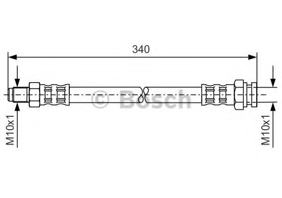 1987476121 BOSCH Тормозной шланг 1987476121 BOSCH