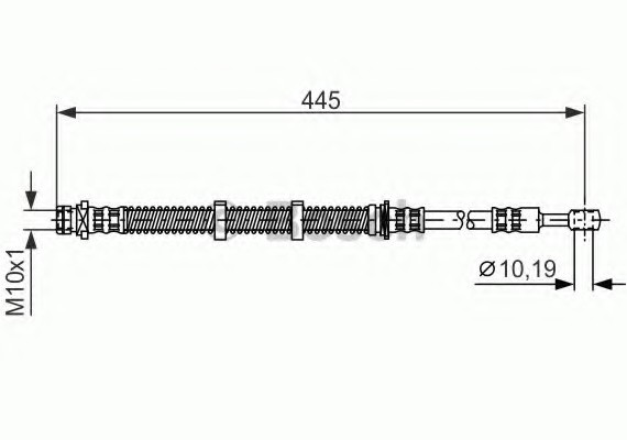 1987476354 BOSCH Тормозной шланг 1987476354 BOSCH