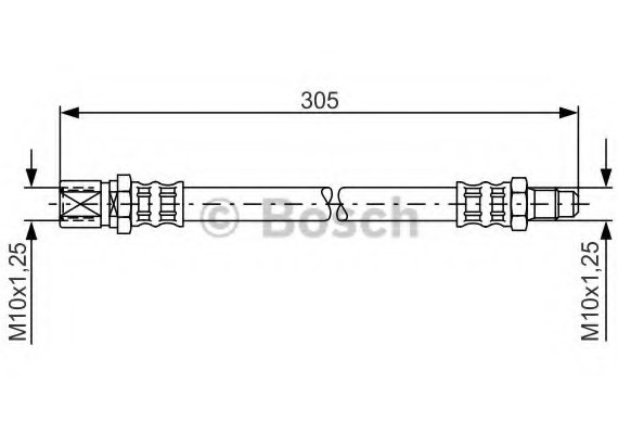 Тормозной шланг 1987476003 BOSCH