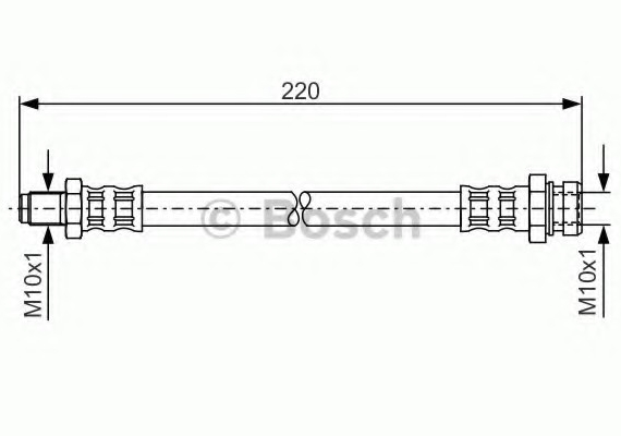 1987476347 BOSCH Тормозной шланг 1987476347 BOSCH