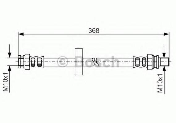 Фото тормозной шланг 1987481180 BOSCH 1987481180 BOSCH 1987481180 BOSCH Тормозной шланг 1987481180 BOSCH