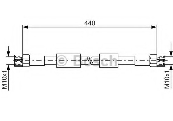 Фото тормозной шланг 1987476139 BOSCH 1987476139 BOSCH 1987476139 BOSCH Тормозной шланг 1987476139 BOSCH