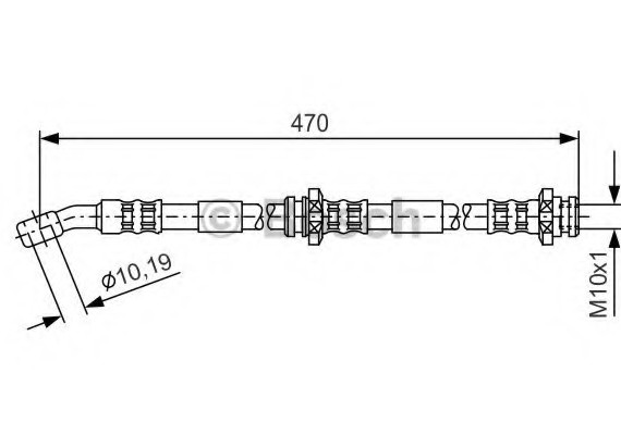 1987481149 BOSCH Тормозной шланг 1987481149 BOSCH