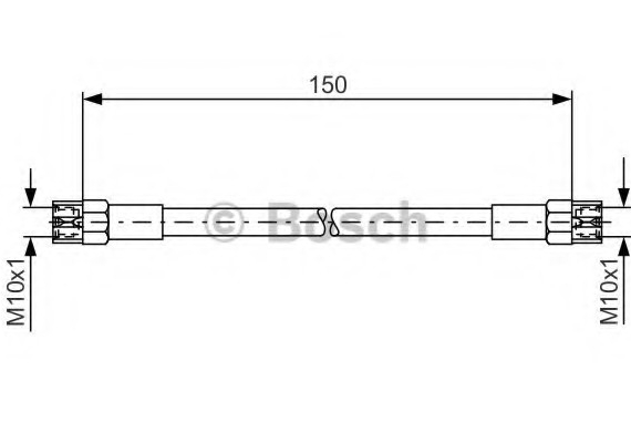 Тормозной шланг 1987476143 BOSCH