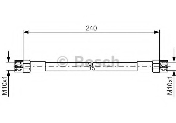 Фото тормозной шланг 1987476224 BOSCH 1987476224 BOSCH 1987476224 BOSCH Тормозной шланг 1987476224 BOSCH