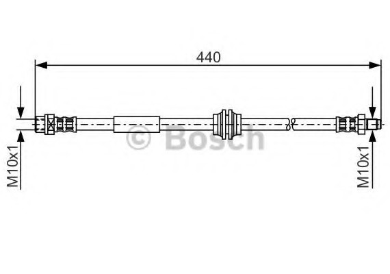 1987476808 BOSCH Тормозной шланг 1987476808 BOSCH