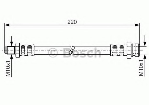 Тормозной шланг 1987476345 BOSCH