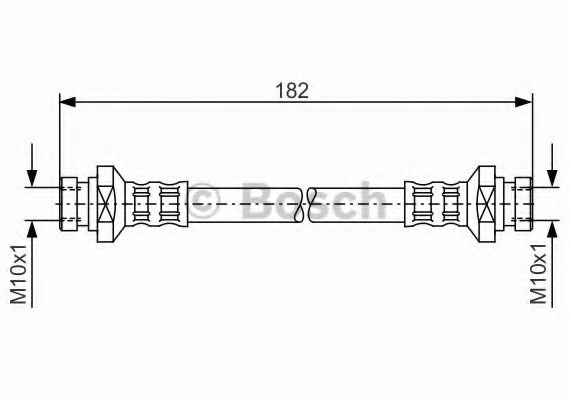 Тормозной шланг 1987481010 BOSCH