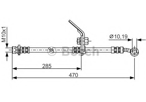 1987481328 BOSCH Тормозной шланг 1987481328 BOSCH