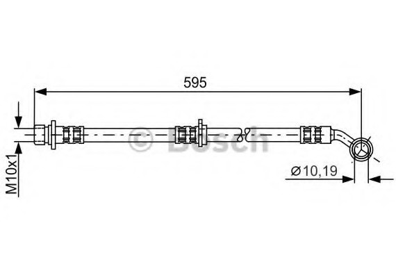 1987481027 BOSCH Тормозной шланг 1987481027 BOSCH