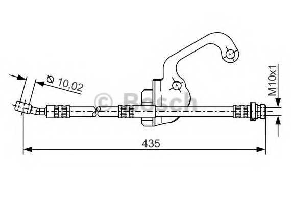 1987481299 BOSCH Тормозной шланг 1987481299 BOSCH