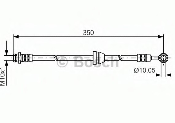 1987481388 BOSCH Тормозной шланг 1987481388 BOSCH