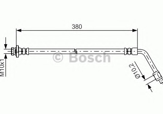 Фото тормозной шланг 1987481623 BOSCH 1987481623 BOSCH 1987481623 BOSCH Тормозной шланг 1987481623 BOSCH