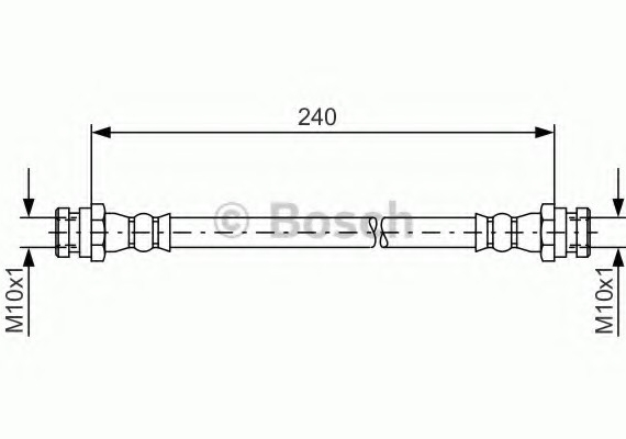 1987481553 BOSCH Тормозной шланг 1987481553 BOSCH