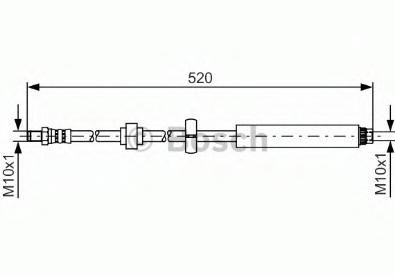 Фото тормозной шланг 1987481436 BOSCH 1987481436 BOSCH 1987481436 BOSCH Тормозной шланг 1987481436 BOSCH