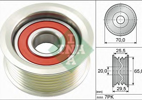 Фото направляющий ролик 532080310 INA 532080310 INA (Germany) 532080310 INA (Germany) Направляющий ролик 532080310 INA