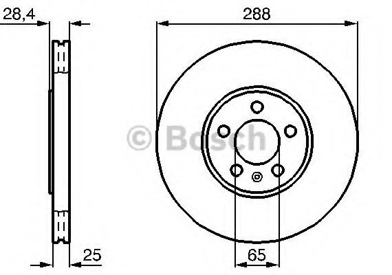 Фото тормозной диск 0986478619 BOSCH 0986478619 BOSCH 0986478619 BOSCH Тормозной диск 0986478619 BOSCH