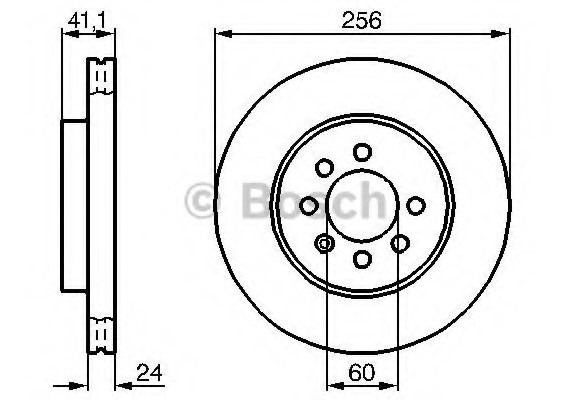 0986478286 BOSCH Тормозной диск 0986478286 BOSCH