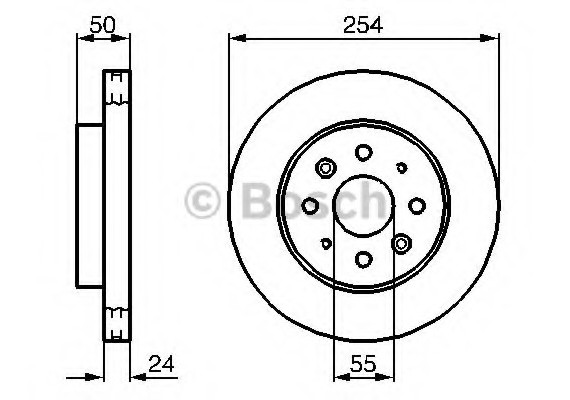 0986479231 BOSCH Тормозной диск 0986479231 BOSCH