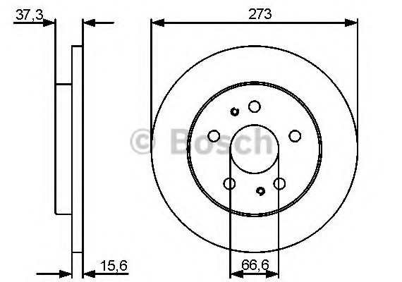 0986479432 BOSCH Тормозной диск 0986479432 BOSCH