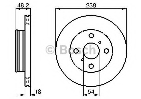 Фото тормозной диск 0986478385 BOSCH 0986478385 BOSCH 0986478385 BOSCH Тормозной диск 0986478385 BOSCH