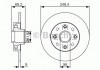 Тормозной диск 0986479S43 BOSCH