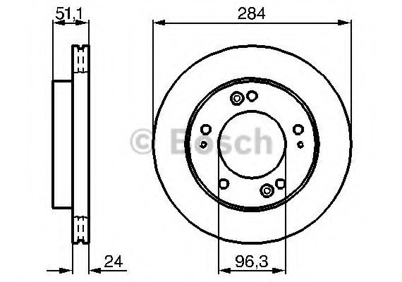 0986479020 BOSCH Тормозной диск 0986479020 BOSCH