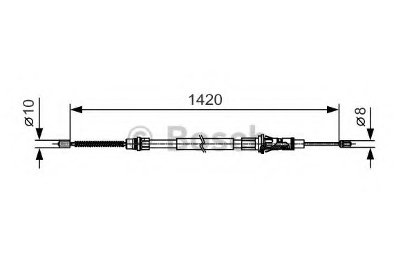 1987482013 BOSCH Трос тормозной 1987482013 BOSCH